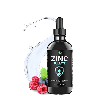 OEM Çinko Sıvı Damlalar Çinko Sülfat Oral Sıvı C Vitamini Çinko Damlalar Yetişkinler ve Çocuklar için Takviye