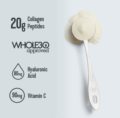 Hyaluronik Asit ve C Vitamini Aromasız 20 oz 10 oz ile OEM Tedarik Kollajen Peptid Tozu