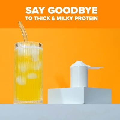 Sıcak Satış OEM Şeffaf Peynir Altı Suyu İzole Protein Tozu Sıfır Laktoz Sıfır Şeker Keto Dostu Mango Ananas Lezzet