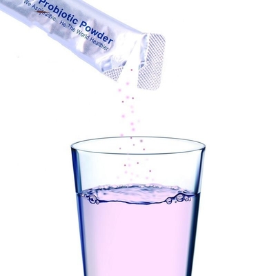 OEM Kızılcık Meyve Kollajen Ve 10B / 20B Probiyotik Toz İçecek Takviyesi Bitkisel Takviyeler Pembe Toz