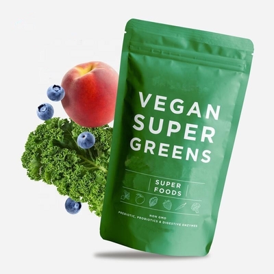 Sindirim Enzimleri Probiyotikler Superfood Yeşiller Spirulina Chlorella ile Toz OEM Karışımı