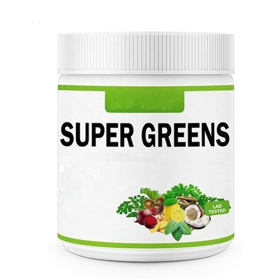 Sindirim Enzimleri Probiyotikler Superfood Yeşiller Spirulina Chlorella ile Toz OEM Karışımı