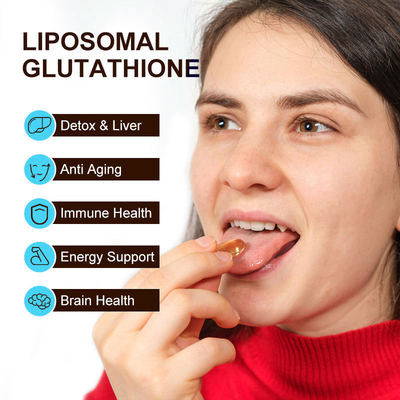 OEM Toptan 60 adet glutatyon 500 mg kapsül Güzellik Cilt Beyazlatma Ürün Glutatyon Kapsül