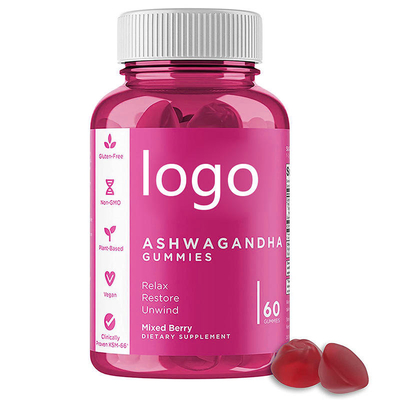 OEM Toptan Organik ashwagandha kapsülleri vegan ashwagandha sakızları