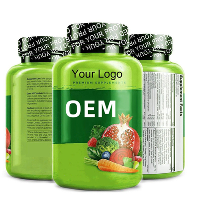 Erkekler Sağlık Takviyesi 120 Vegan Kapsüller için OEM Sıcak Satış Tüm Gıda Multivitamin Tabletleri