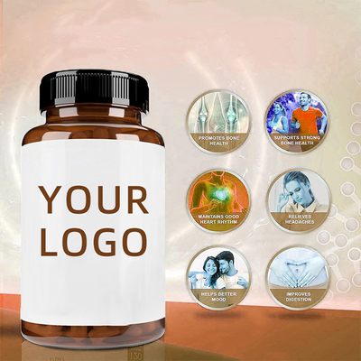 OEM Magnezyum Glisinat Kapsüller Vegan Magnezyum Sitrat Oksit Uyku İçin Destek Magnezyum L-Threonate Kapsüller