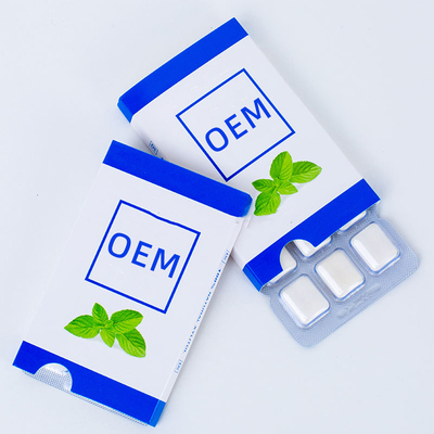 % 100 Ksilitol Tablet Şeker OEM Tatlı Nane Mini Pastiller Tablet Şekersiz