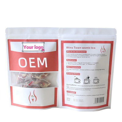 OEM 100% Doğal Bitki Fibroid Çay Uterus Temizleme Kadınsı Tearelief Ağrı Sıcak Rahim Çay