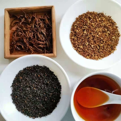 Doğal Organik Yapraklar Çay Osmanthus Siyah Çay İçin Sağlıklı Yedek
