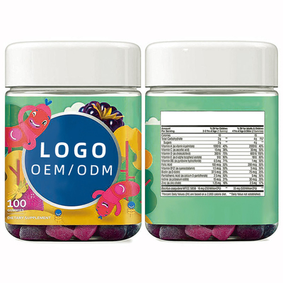 OEM Çocuk Besin Takviyeleri Multivitaminler Sakızlar Günlük Sağlık Bağışıklık Güçlendirici Sakızlı