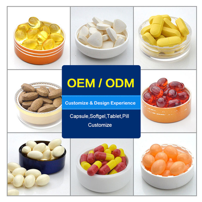 Erkek Cilt / Göz Bakımı Sağlık İçin Özel Etiket Retinol ISO 22000 A'dan Z'ye Multivitamin Tablet