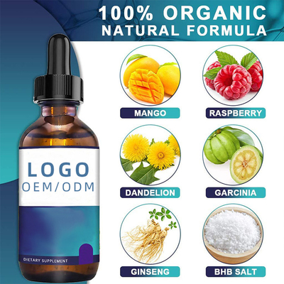 30ml Biotin Kollajen Damlaları Zayıflama BHB Keto Damlaları OEM Yağlı Tohum Bitkisel Özü Esansiyel Yağı