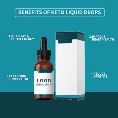 Kilo Kaybı İçin OEM Biotin Kollajen Damlaları 60ml Keto Damlaları