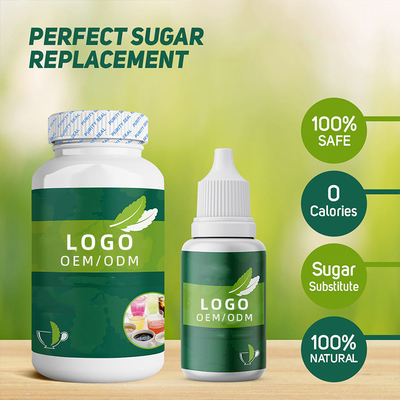 %100 Güvenli Doğal Tatlı Tat Şekersiz Stevia Likit Damlaları 20ml