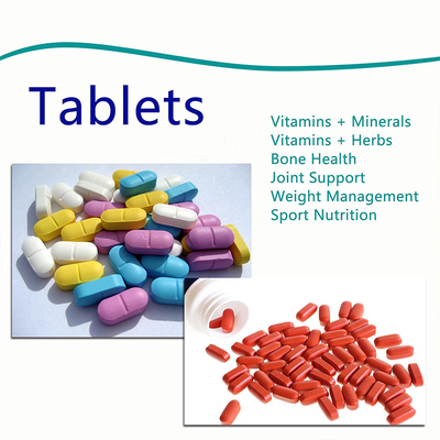 Erkekler Tıbbi Tablet OEM Epimedium Siyah Maca Ginseng Tabletleri Hapları