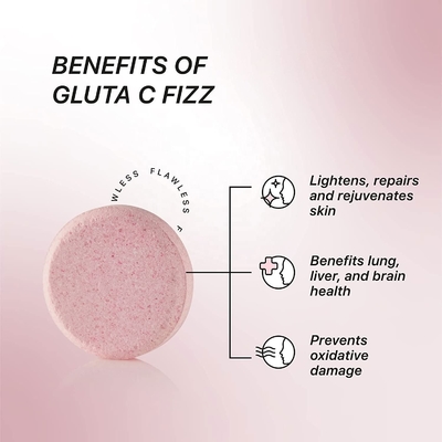 Cilt Beyazlatma OEM Hapları Özel Etiket Glutatyon C Vitamini Antioksidan Diyet İçin Efervesan Tabletler