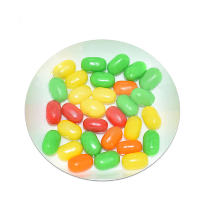 Halal Tatlı Çeşitli Renkli Meyve Aroması Sıkıştırılmış Tablet Şişede Şeker